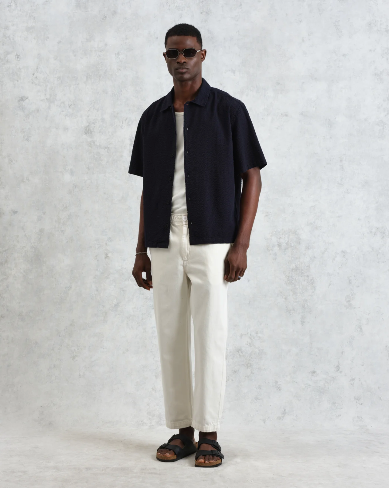 Keats Shirt - Navy