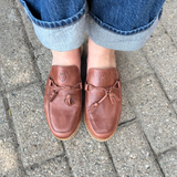 Women's Louise Tassel Mule - Chestnut