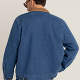 Washed Denim Jean Jacket - Blue Wash