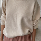 Milo Cotton Sweater - Naturel