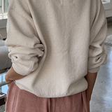 Milo Cotton Sweater - Naturel