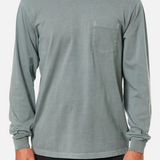 Base LS Tee - Dusty Blue