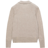 Classic Polo Sweater - Oatmeal