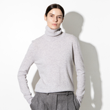 Turtleneck Sweater - Light Grey