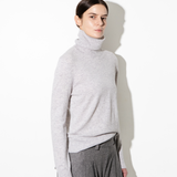 Turtleneck Sweater - Light Grey