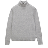 Turtleneck Sweater - Light Grey