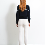 Sailor Collar Top - Dark Navy