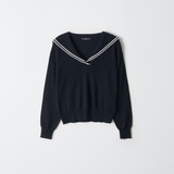Sailor Collar Top - Dark Navy