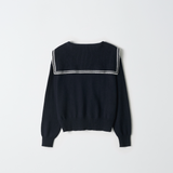Sailor Collar Top - Dark Navy