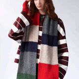 Rona Brushed Scarf - Red Combo