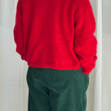 Leila Mohair Cardigan - Red