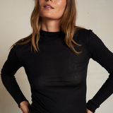 Kim Mock Neck - True Black