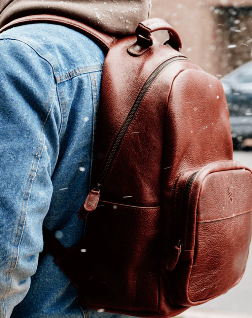 brandy leather backpack Leather Backpack