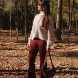 Rib Kick Flare - Oxblood