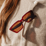 Keera Sunglasses - Cranberry / Sedona