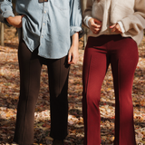 Rib Kick Flare - Espresso