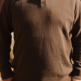 Benny Knit Polo - Brown
