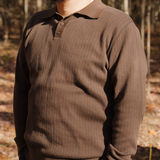 Benny Knit Polo - Brown