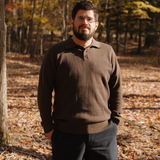 Benny Knit Polo - Brown