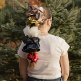 Midi Satin Scrunchie - Chartreuse