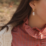 Rez Earrings - Pearl / Bead