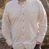 Solid Heather Reworked Shirt - White