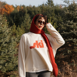 Raglan Crew Sweatshirt - Off White