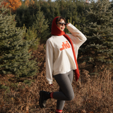 Raglan Crew Sweatshirt - Off White