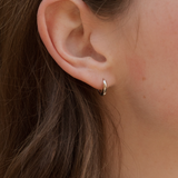 Mini Bella Hoops - Silver