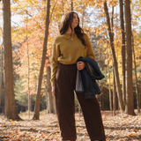 Corduroy Arc Pants - Chocolate