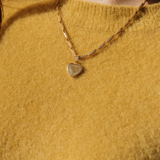 Farrah Heart Necklace - Gold