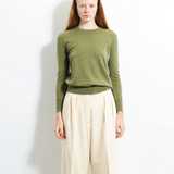 Crewneck Sweater - Khaki Green