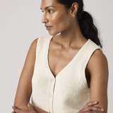 Helen Mini Boucle Vest - Tofu