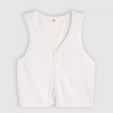 Helen Mini Boucle Vest - Tofu