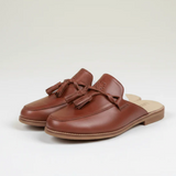 Women's Louise Tassel Mule - Chestnut