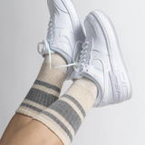 Mono Stripe Socks - Grey