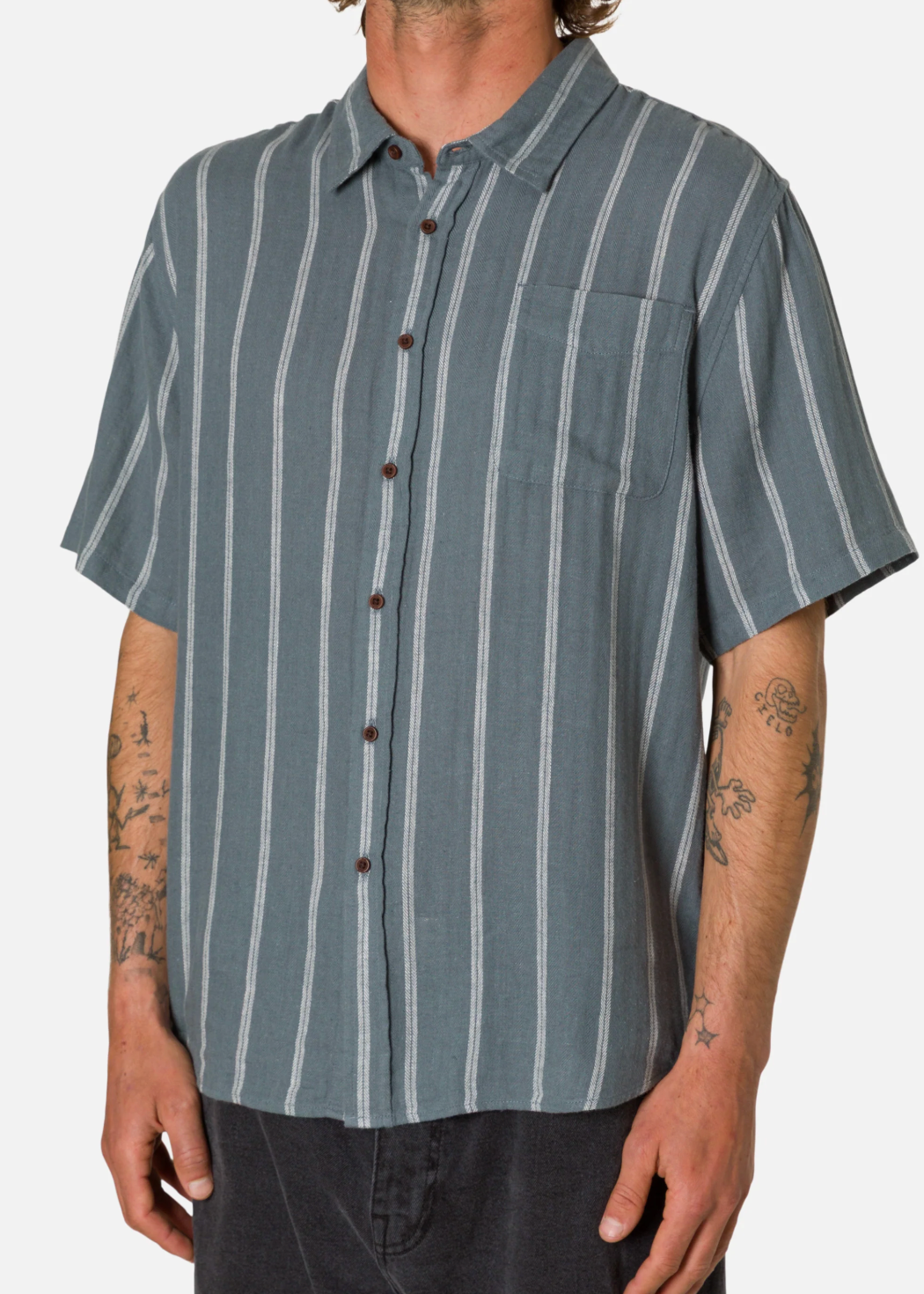 Alan Shirt - Tempest Blue