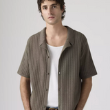 Costa Knit Camp Shirt - Bungee Cord