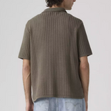 Costa Knit Camp Shirt - Bungee Cord