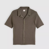 Costa Knit Camp Shirt - Bungee Cord
