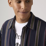 Dawson Button Up - Navy Stripe