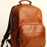 Leather Backpack - Honey
