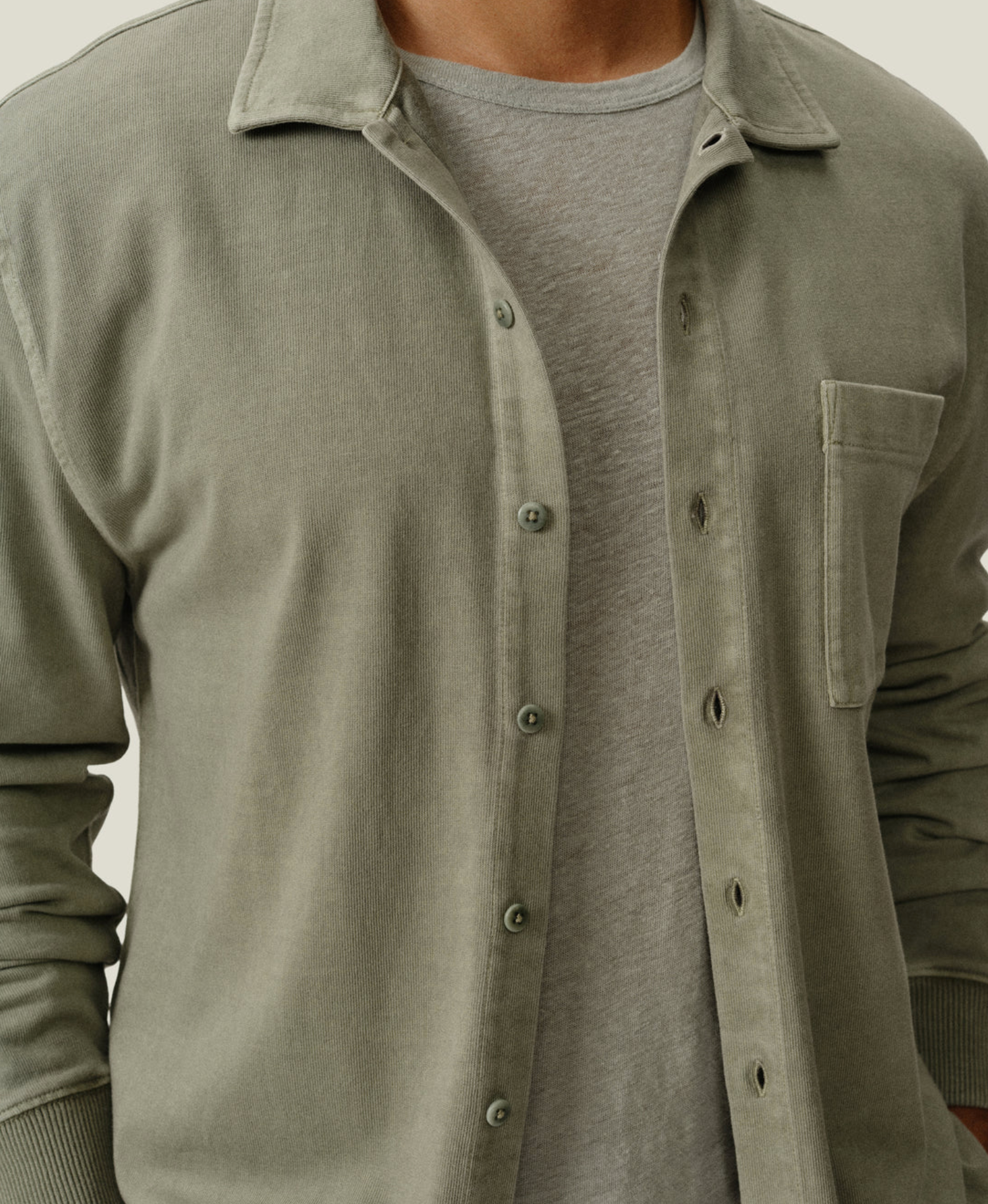 Caza Knit Shirt - Seagrass
