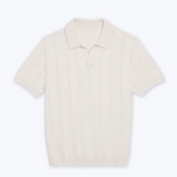 Lolo Drop Needle Sweater Polo - Shell
