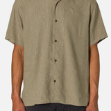 Teller Stripe Shirt - Moss
