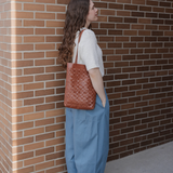 Cropped Balloon Pants - Blue