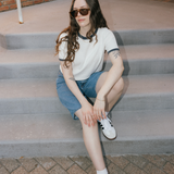 Palmer Tipped Sweater Tee - Combo