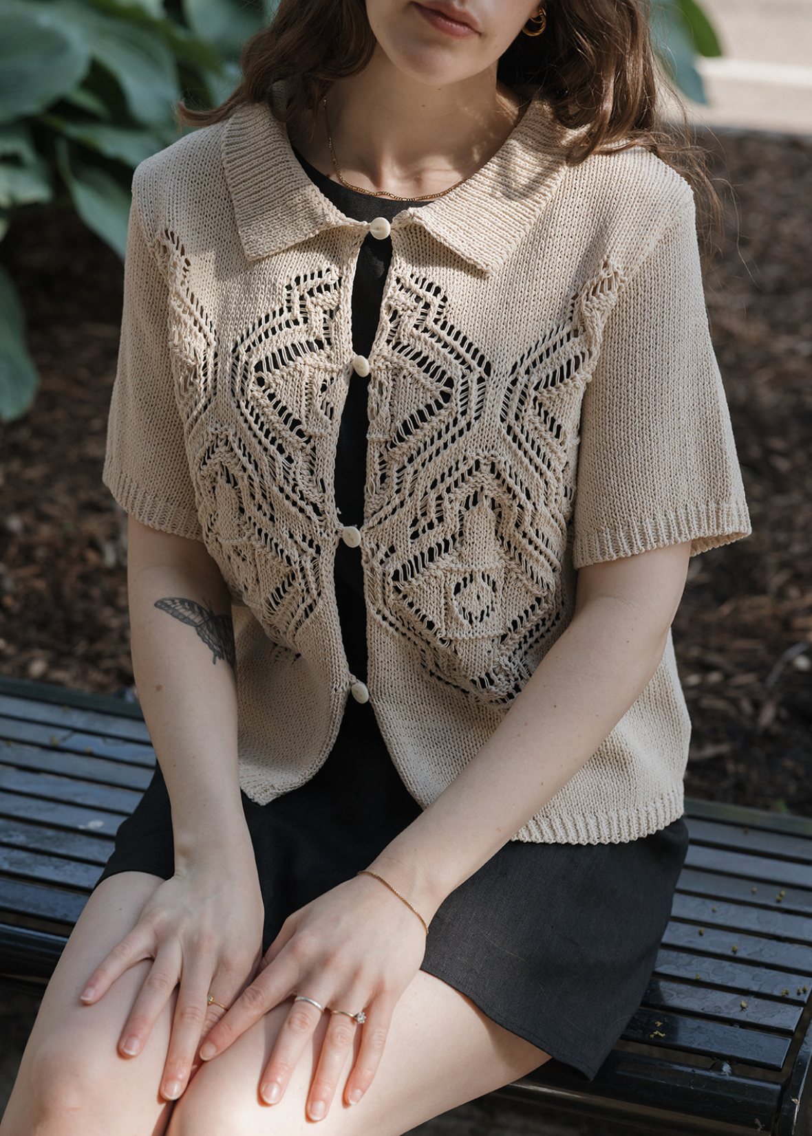 Fraseria Cardigan - Creme