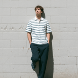 Redman Polo - Ecru Stripe