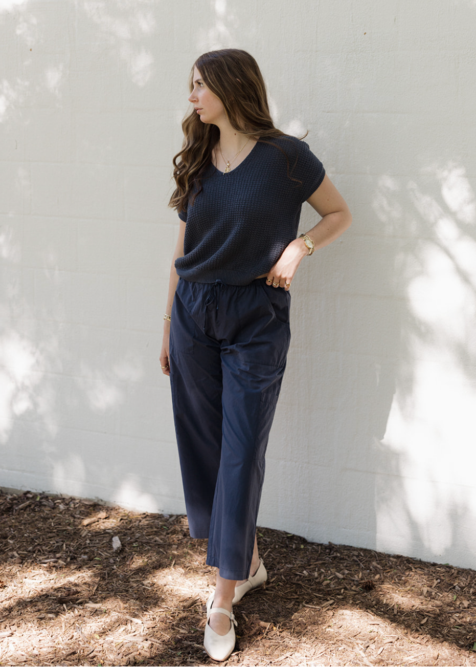 Jolene Sweater Top - Harbor